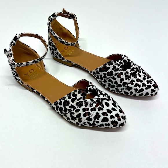 WOMEN’S Comfort Ballet Leopard Print Flat Sandal Size 9 - Picture 8 of 11